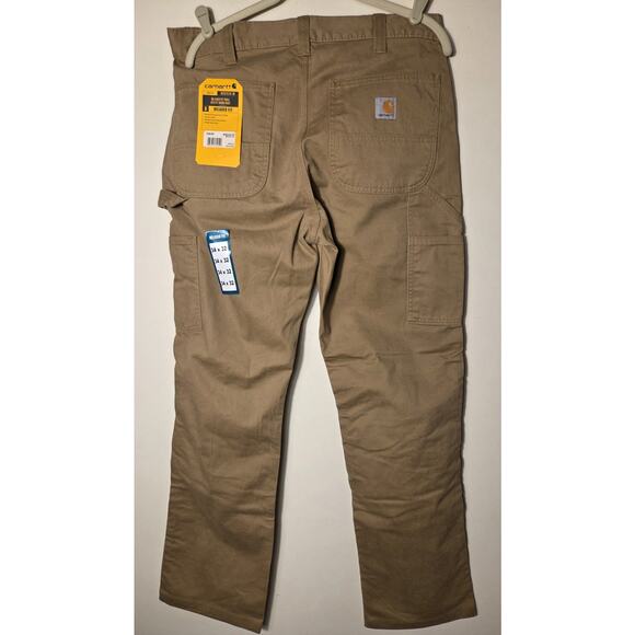 New Carhartt Relaxed Fit Twill Utility Work Pants 34x32 Mens Model BNO324-M - Picture 4 of 9